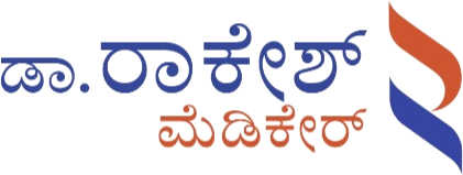 Dr. Rakesh Medicare logo in Kannada